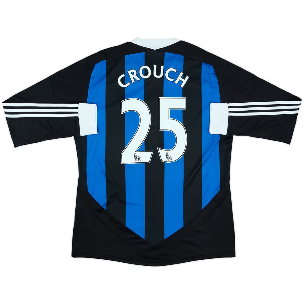 2011-12 Stoke City Away L/S Shirt Crouch #25 - 9/10 - (L)