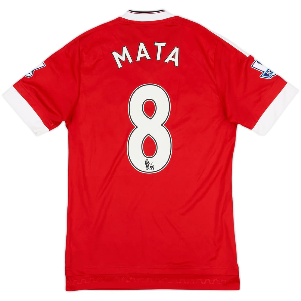 2015-16 Manchester United Home Shirt Mata #8 - 7/10 - (XS)