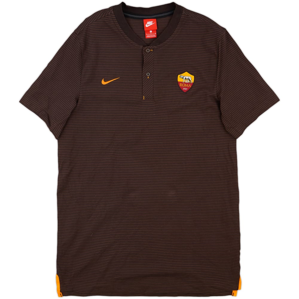 2017-18 Roma Nike Polo Shirt - 9/10 - (L)