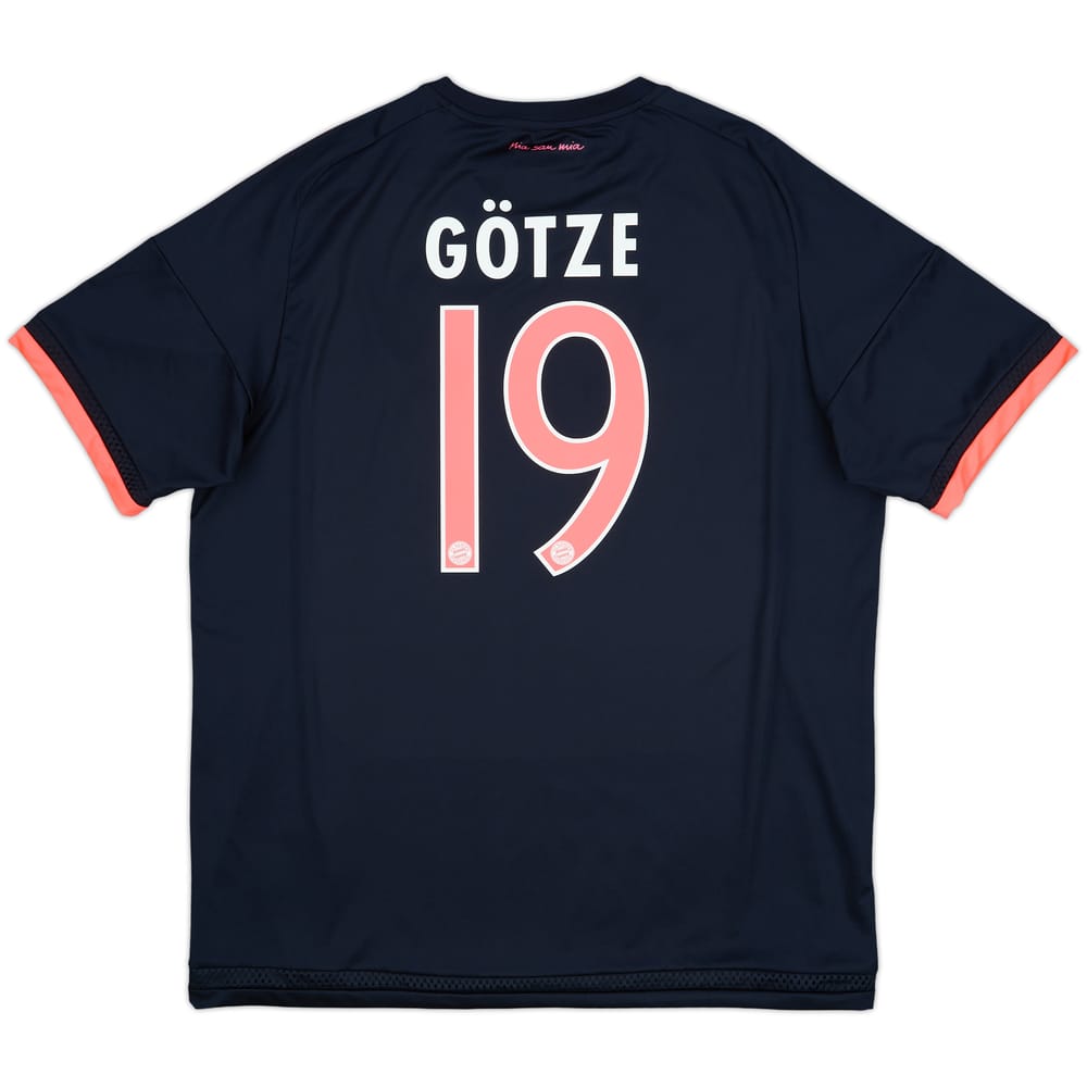2015-16 Bayern Munich Third Shirt Gotze #19 - 10/10 - (XL)