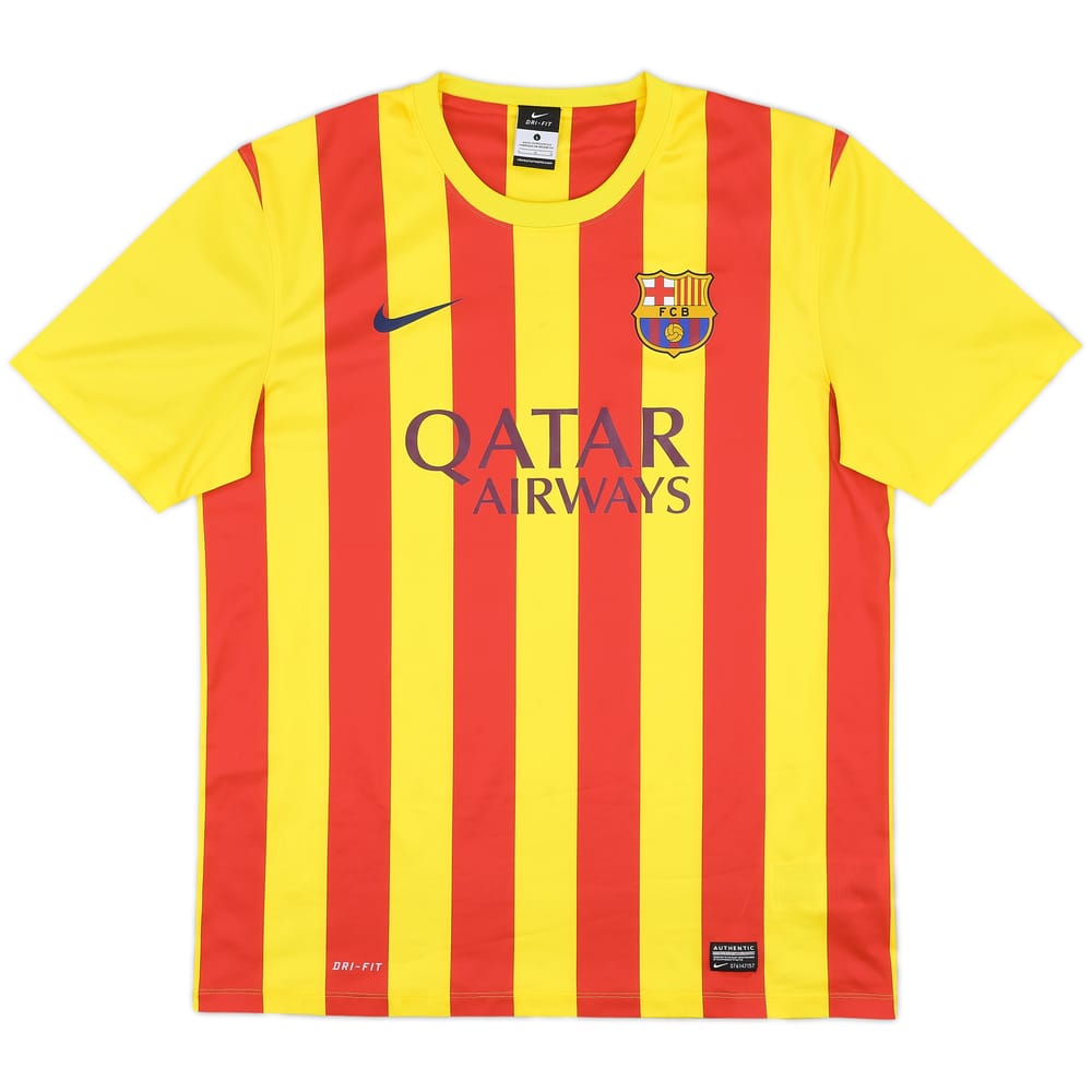 2013-15 Barcelona Basic Away Shirt - 9/10 - (L)