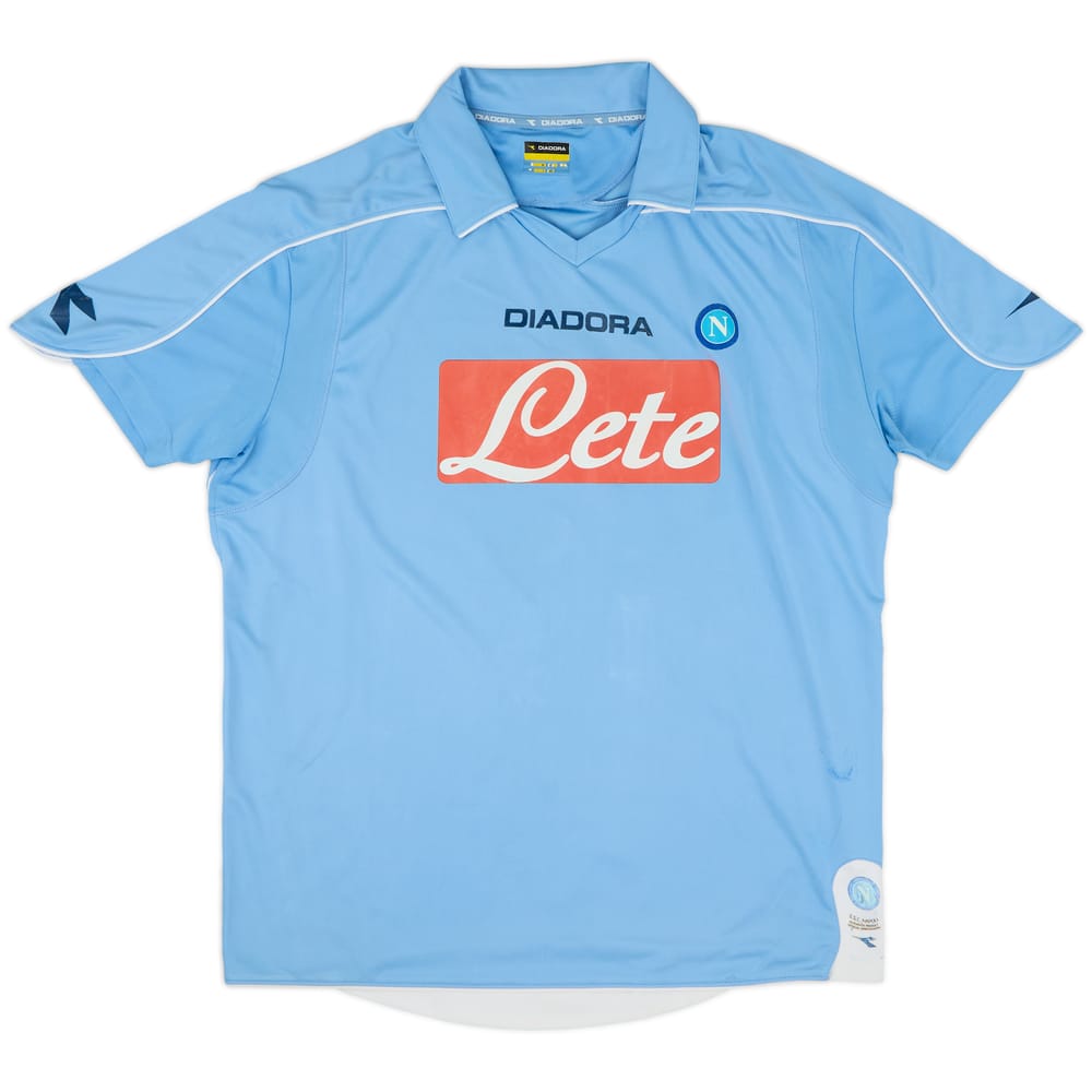 2008-09 Napoli Basic Home Shirt - 6/10 - (XL)