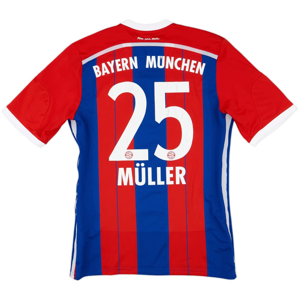 2014-15 Bayern Munich Home Shirt Muller #25 - 6/10 - (M)