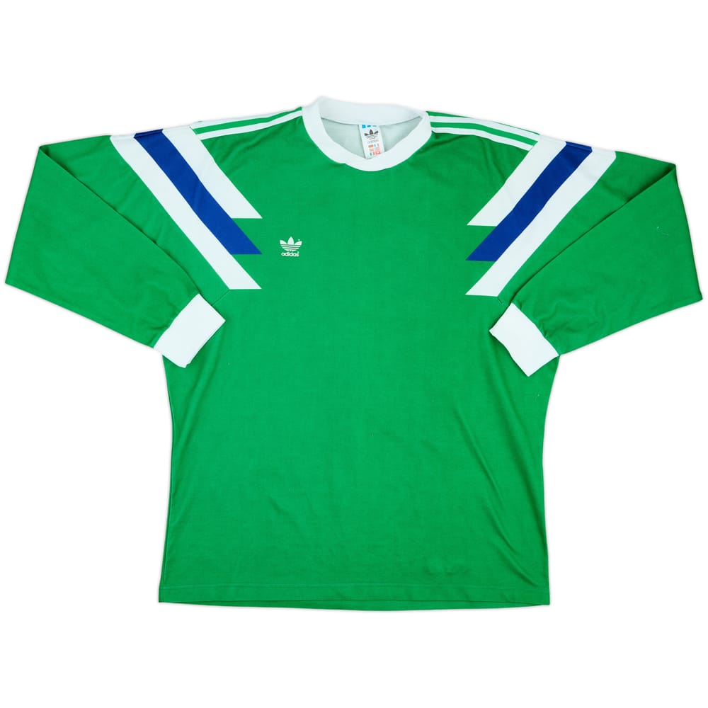 1980s adidas Template L/S Shirt #10 - 9/10 - (XL)