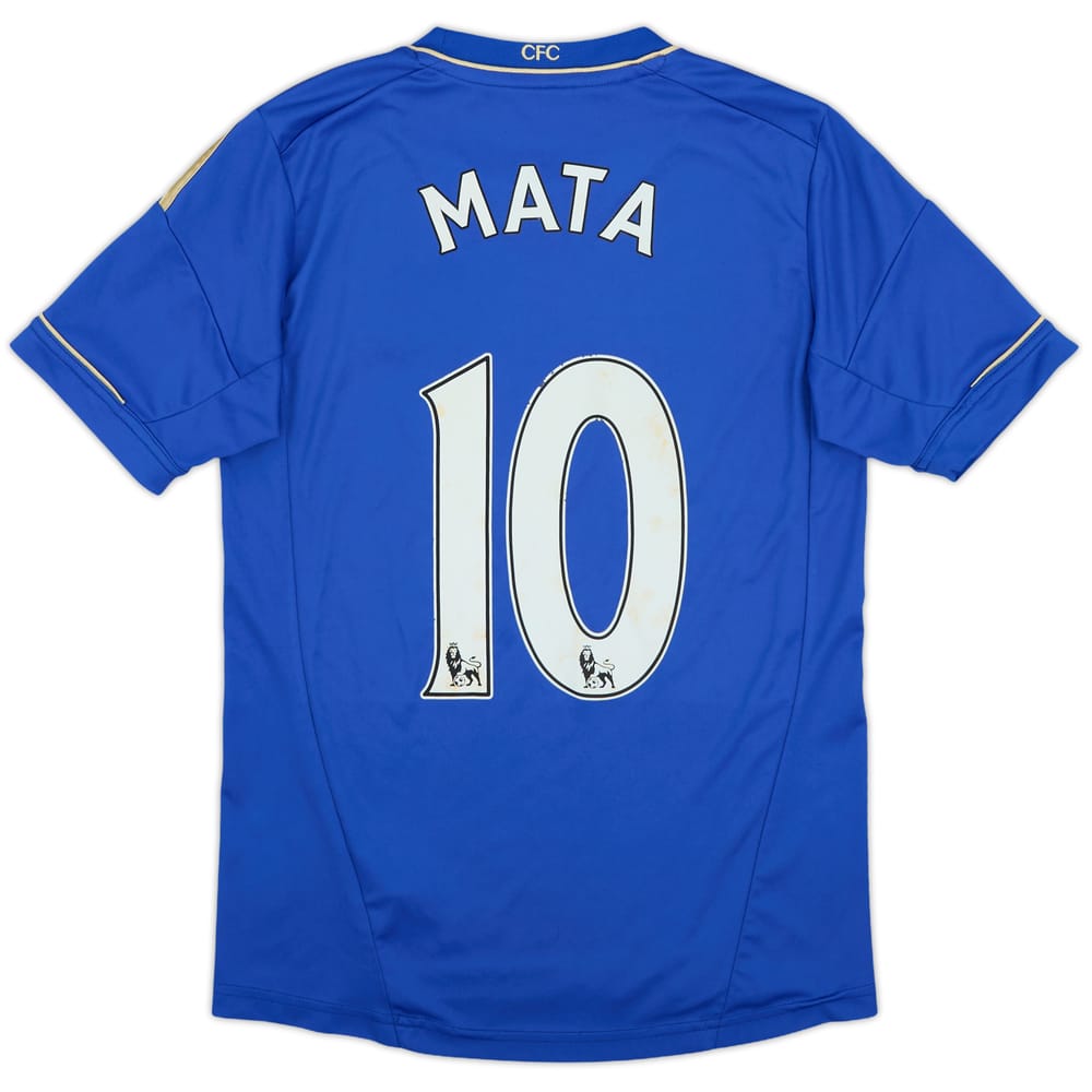2012-13 Chelsea Home Shirt Mata #10 - 6/10 - (M.Boys)