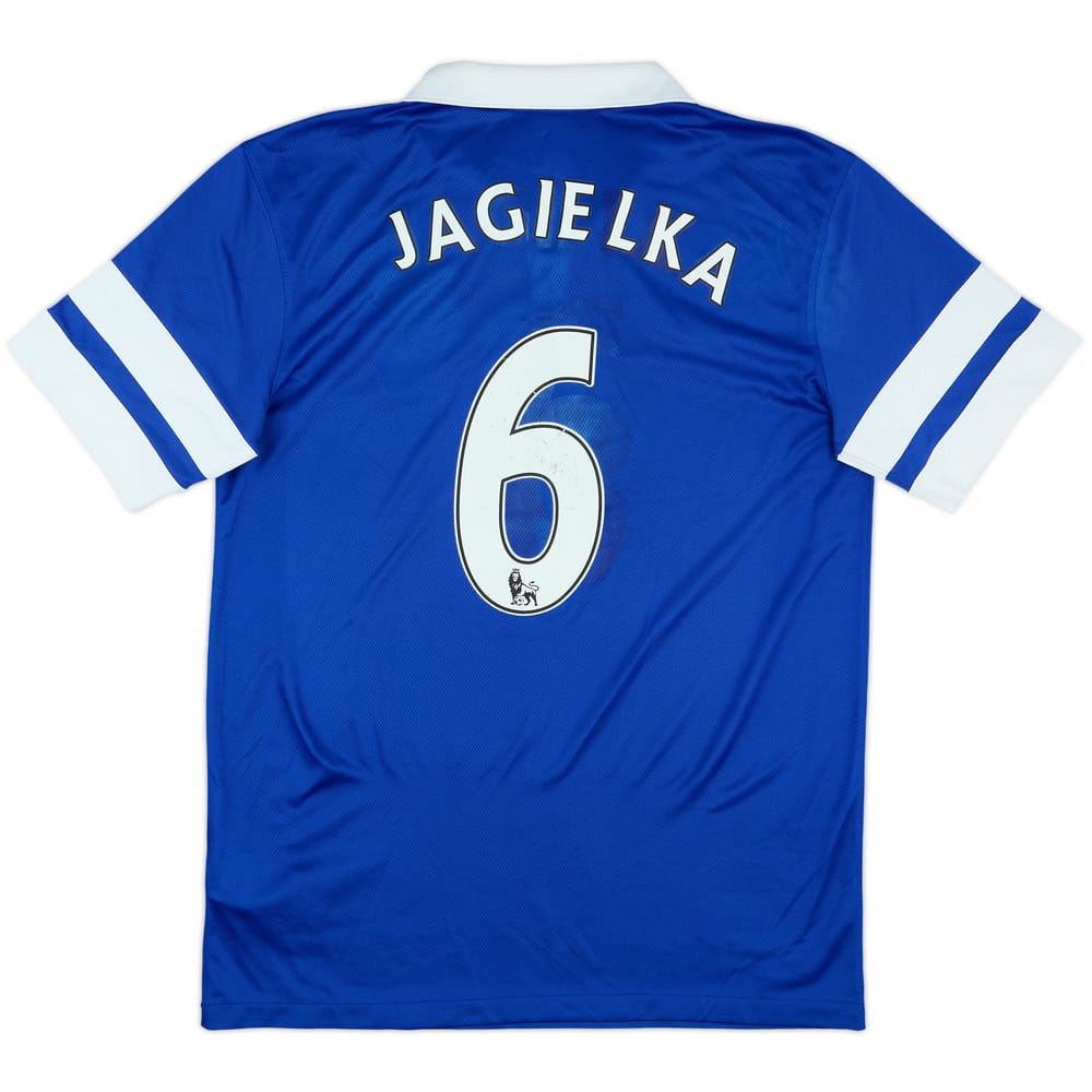2013-14 Everton Home Shirt Jagielka #6 - 5/10 - (M)