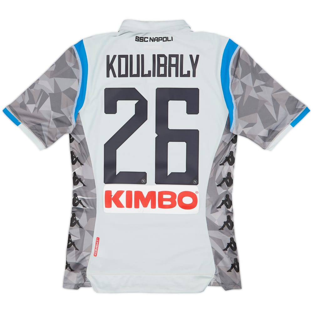 2018-19 Napoli Authentic Third Shirt Koulibaly #26 - 8/10 - (M)