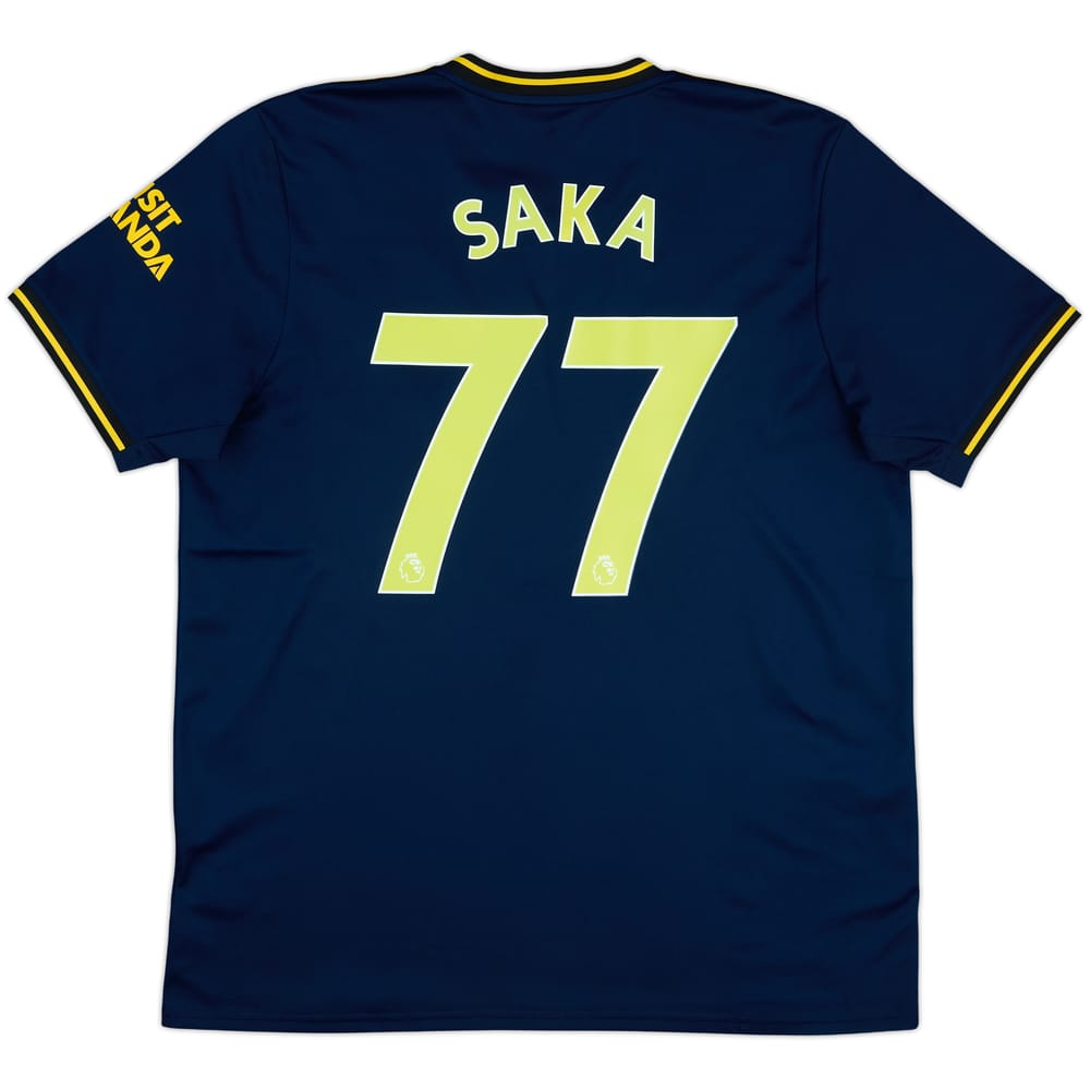 2019-20 Arsenal Third Shirt Saka #77 - 9/10 - (XL)