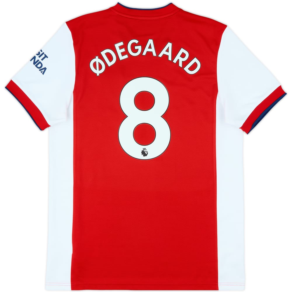 2021-22 Arsenal Home Shirt Odegaard #8 - 8/10 - (L)