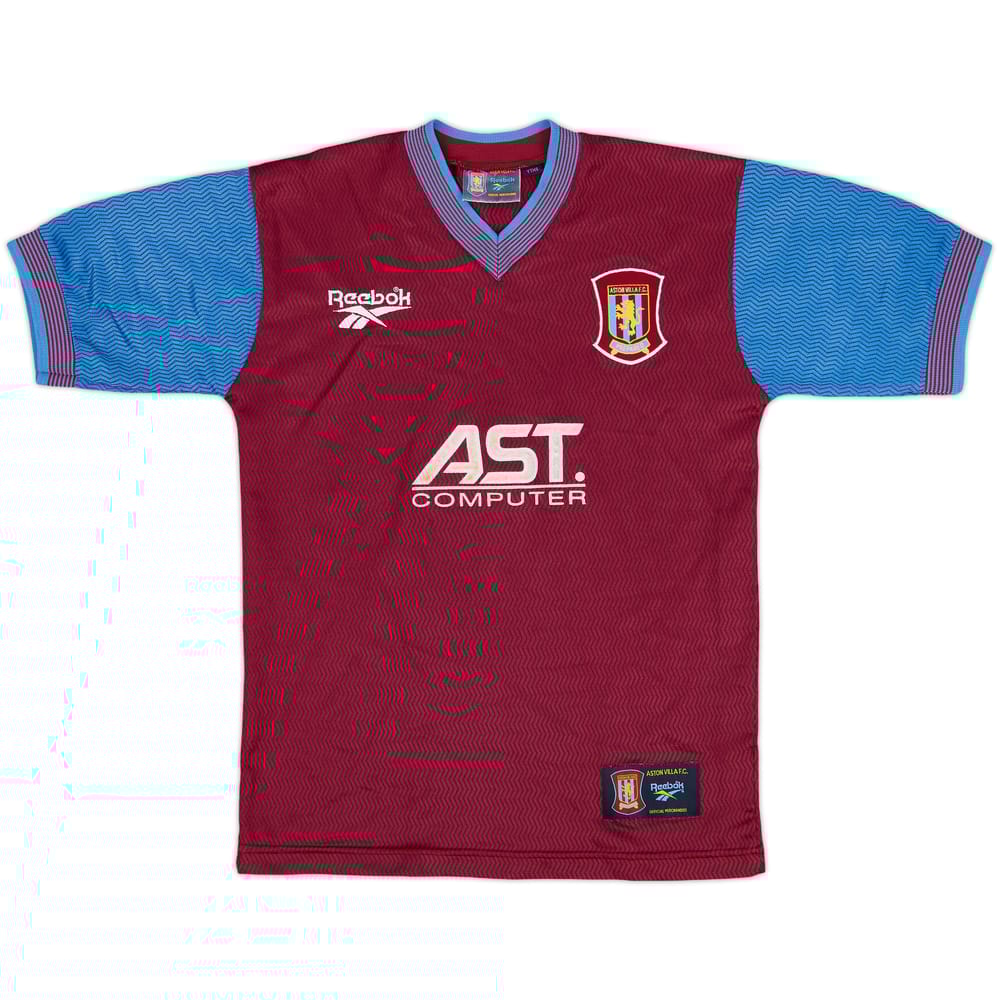 1997-98 Aston Villa Home Shirt - 7/10 - (Y)