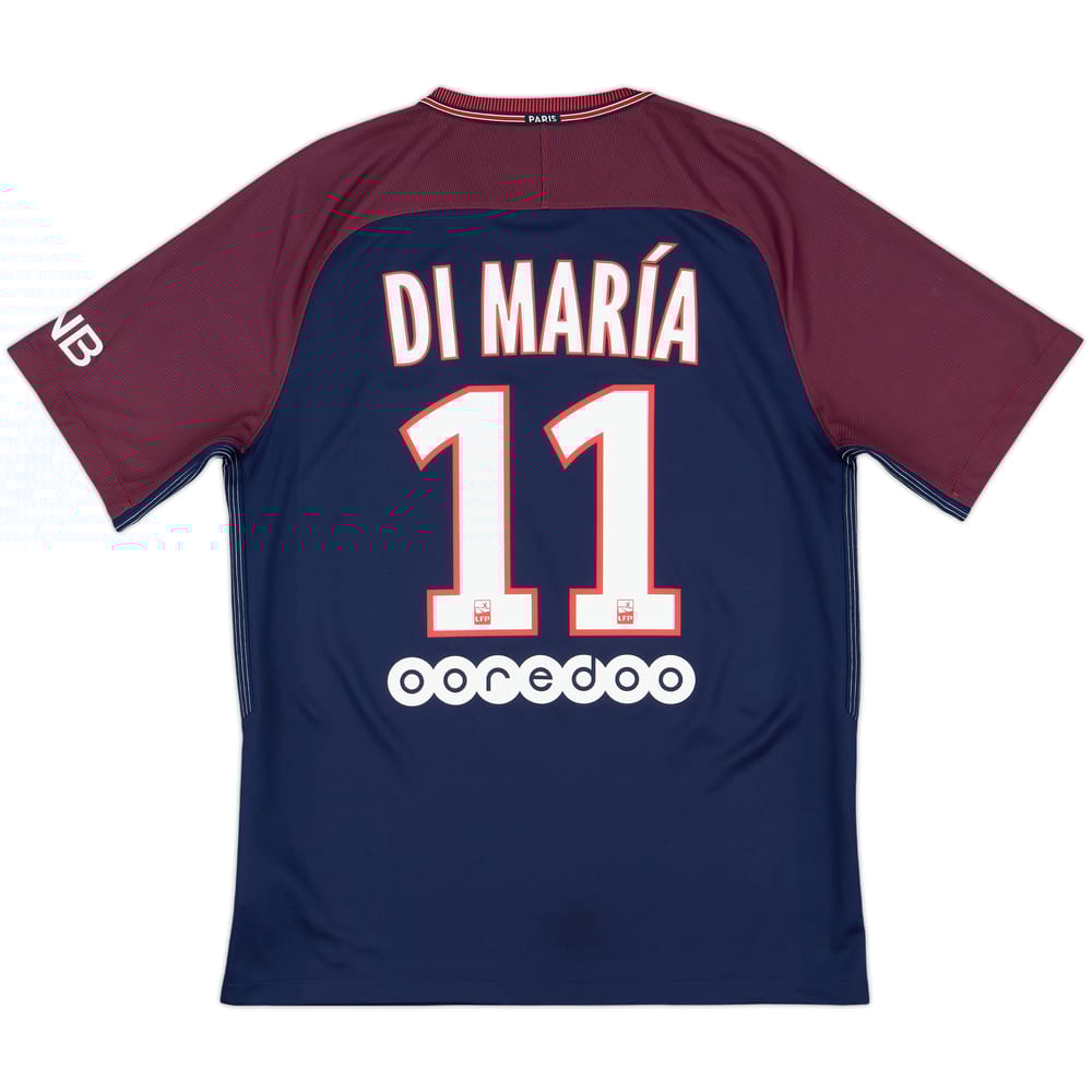 2017-18 Paris Saint-Germain Home Shirt Di Maria #11 - 9/10 - (M)