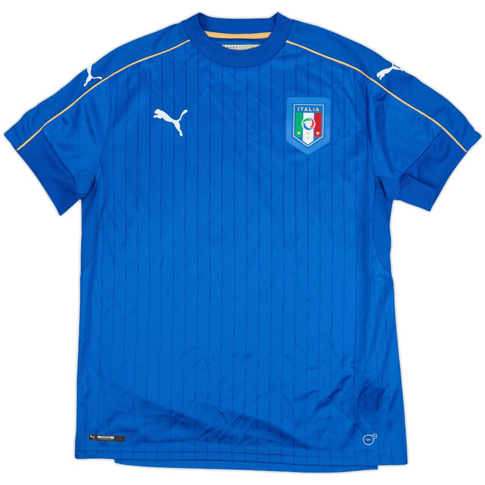 2016-17 Italy Home Shirt - 9/10 - (L)