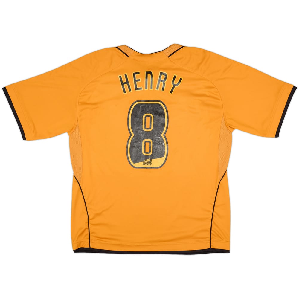 2006-08 Wolves Home Shirt Henry #8 - 6/10 - (L)