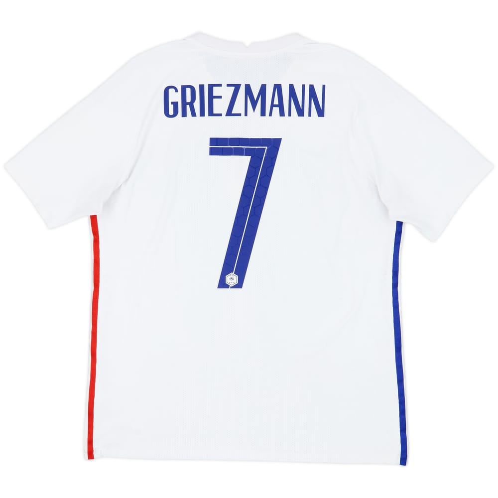 2020-21 France Authentic Away Shirt Griezmann #7 - 8/10 - (L)