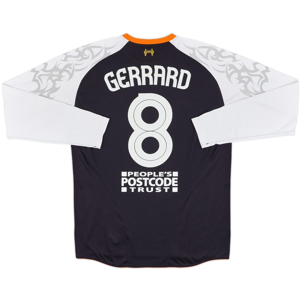 2012-13 Liverpool Third L/S Shirt Gerrard #8 - 8/10 - (L)