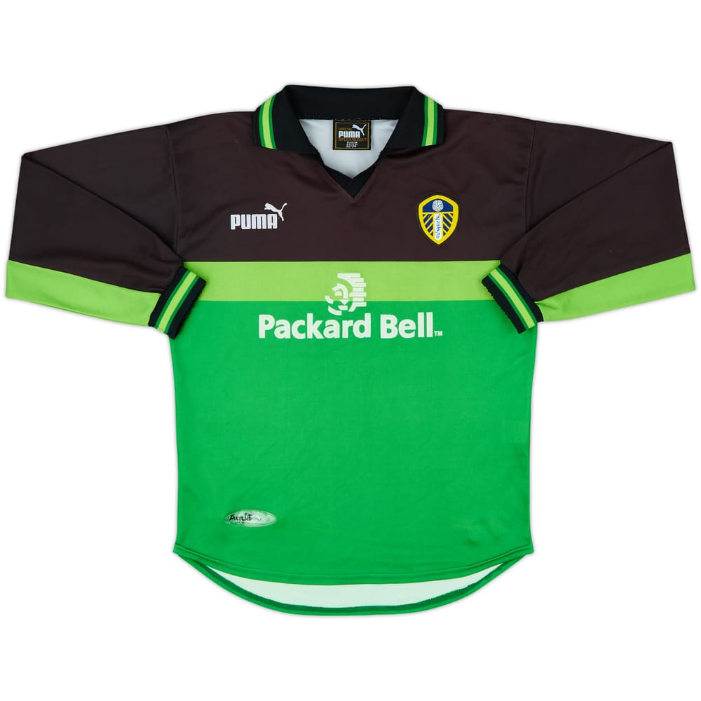 1998-00 Leeds United GK Shirt - 9/10 - (L.Boys)