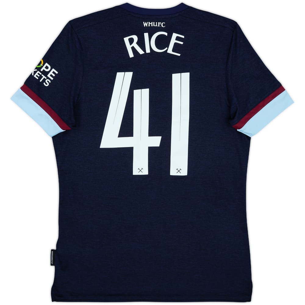 2021-22 West Ham Third Shirt Rice #41 - 8/10 - (S)