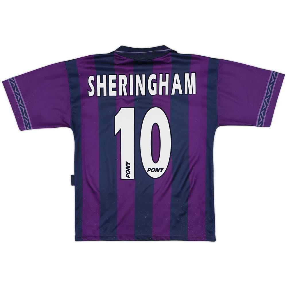 1995-97 Tottenham Away Shirt Sheringham #10 - 7/10 - (S)