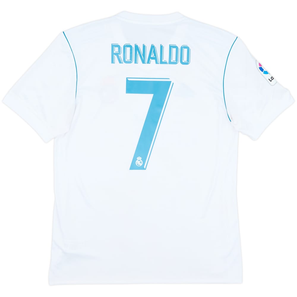 2017-18 Real Madrid Home Shirt Ronaldo #7 - 8/10 - (M)