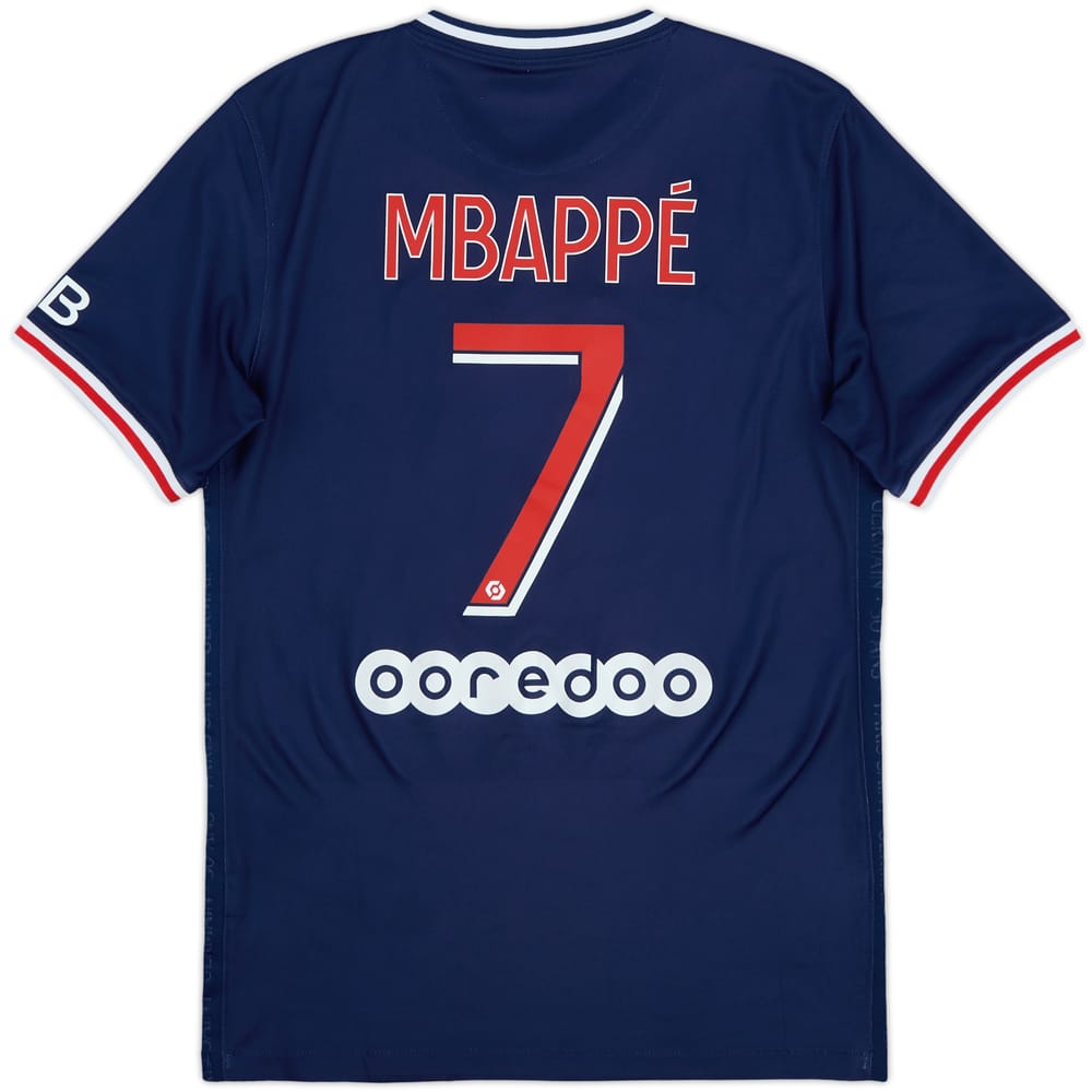 2020-21 Paris Saint-Germain Home Shirt Mbappe #7 - 7/10 - (S)