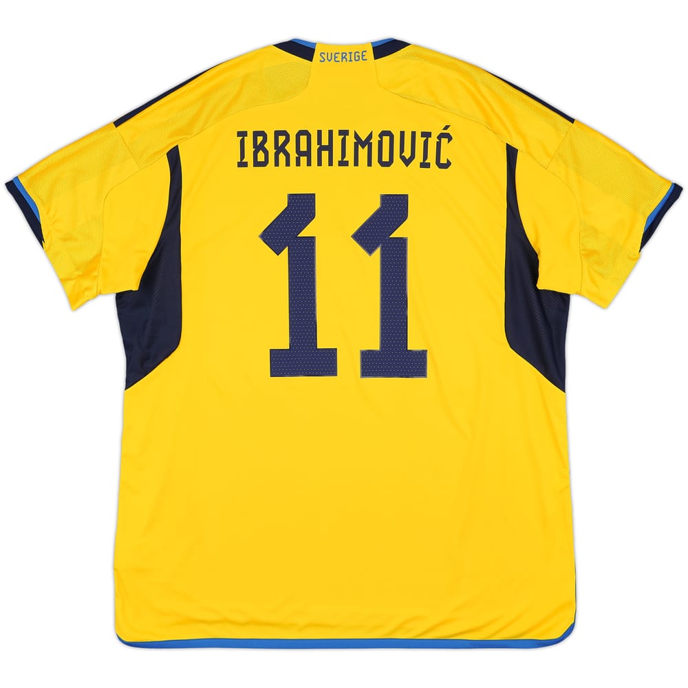 2022-23 Sweden Home Shirt Ibrahimovic #11 - 10/10 - (XXL)