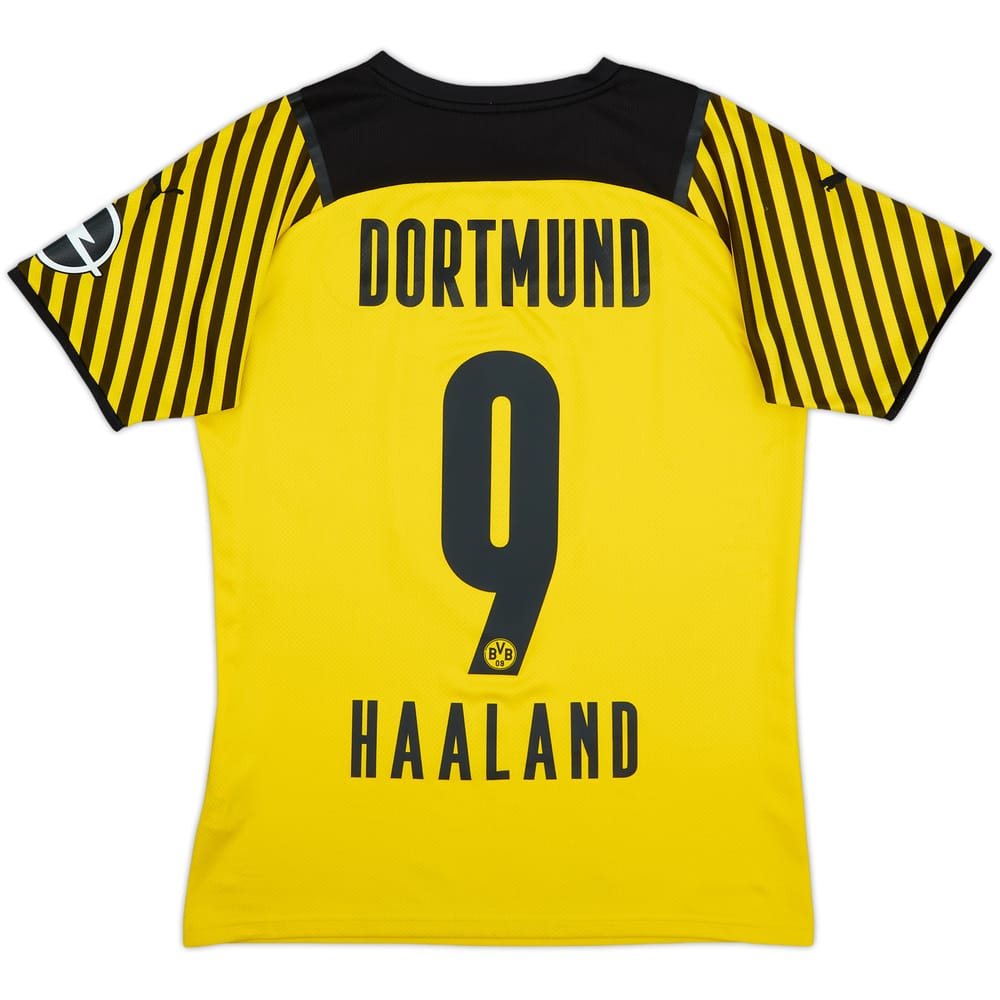 2021-22 Borussia Dortmund Home Shirt Haaland #9 - 9/10 - (S)