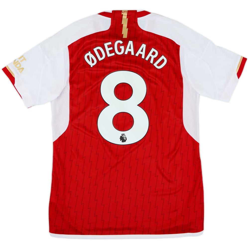 2023-24 Arsenal Home Shirt Odegaard #8 - 8/10 - (L)