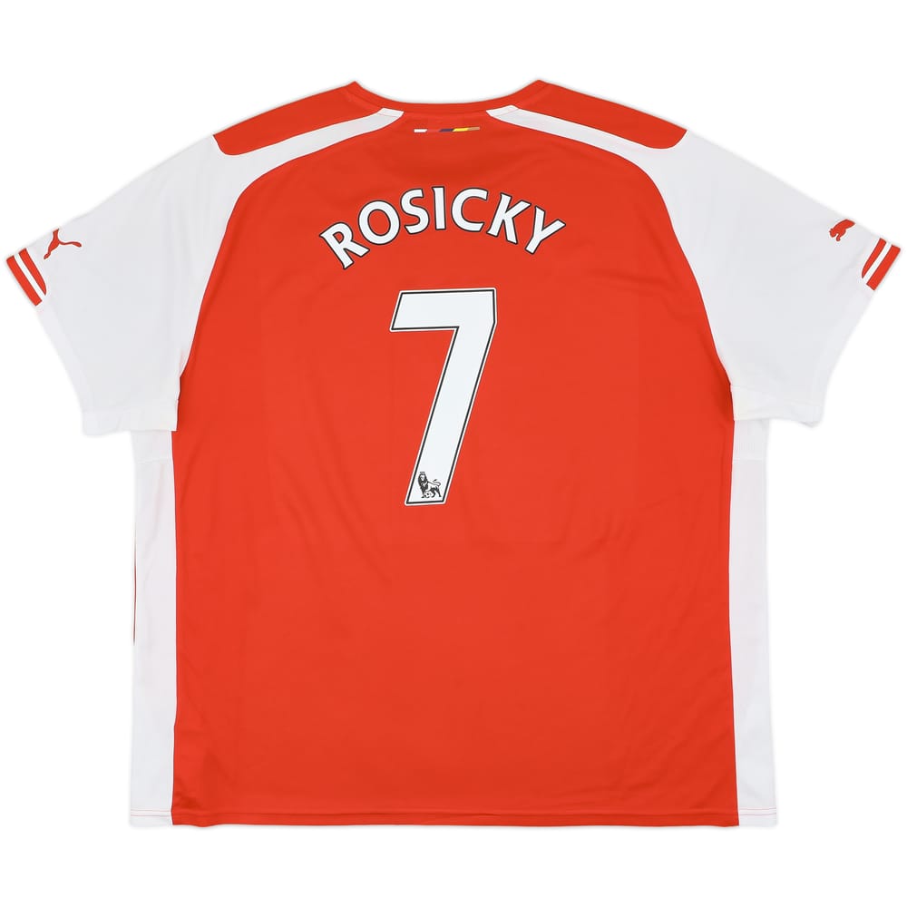2014-15 Arsenal Home Shirt Rosicky #7 - 9/10 - (3XL)