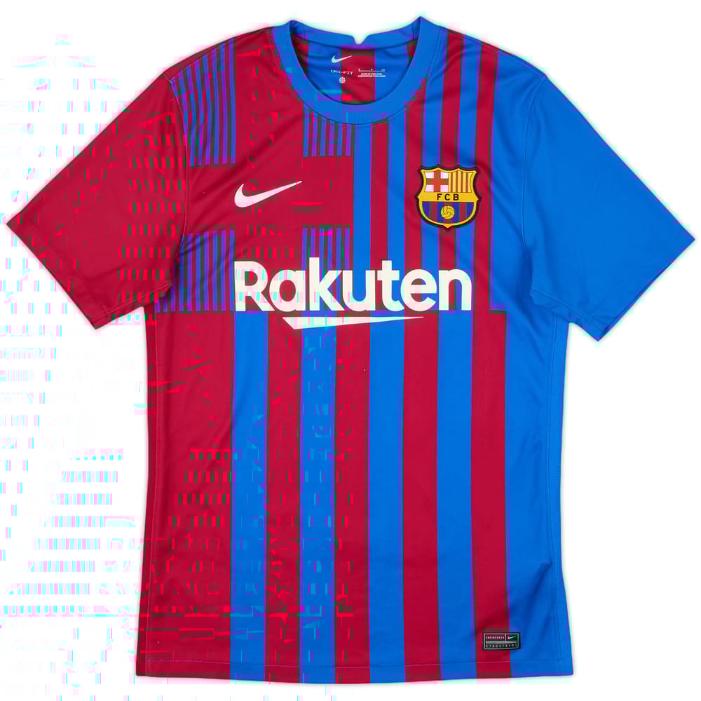 2021-22 Barcelona Home Shirt - 8/10 - (S)