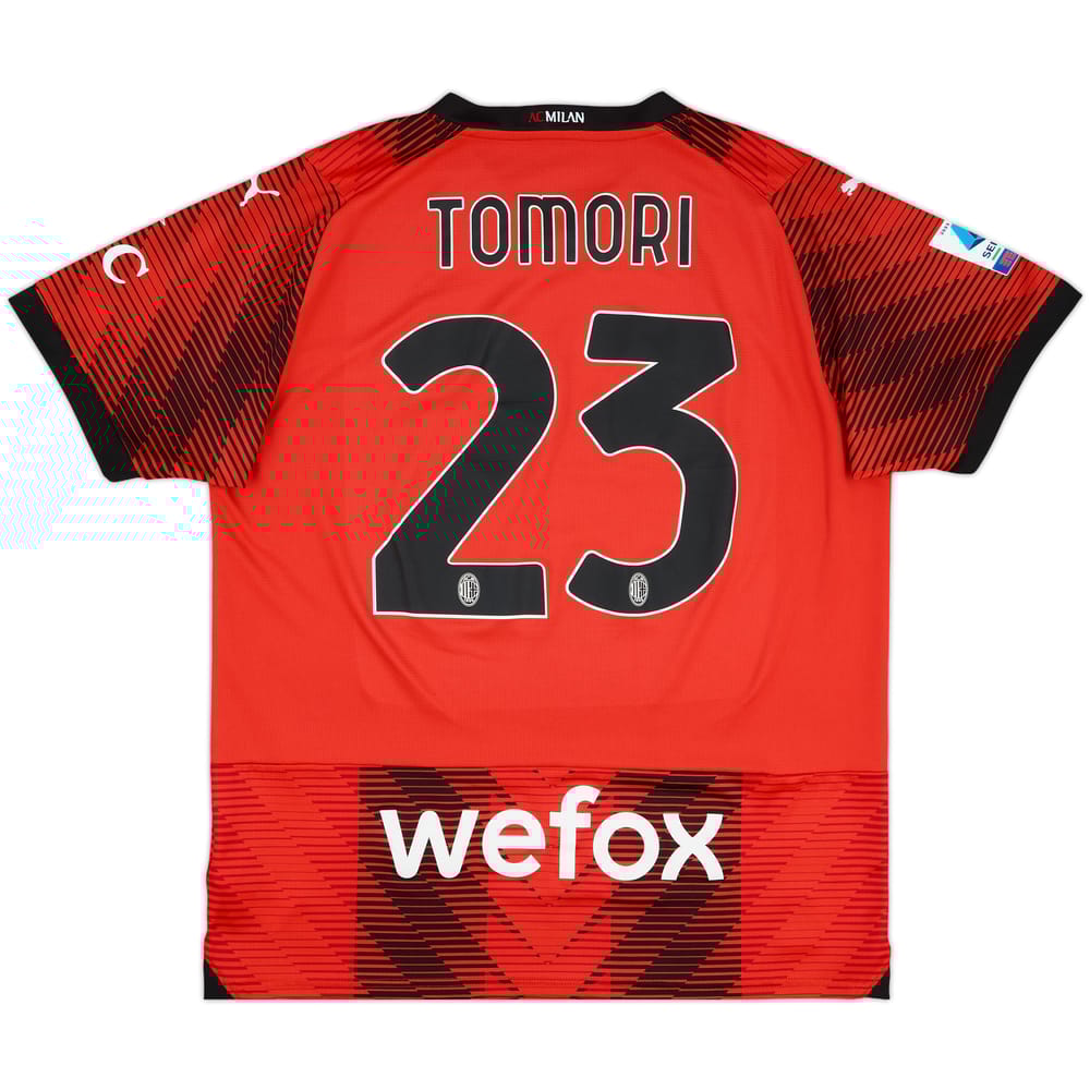2023-24 AC Milan Home Shirt Tomori #23 - 8/10 - (L)