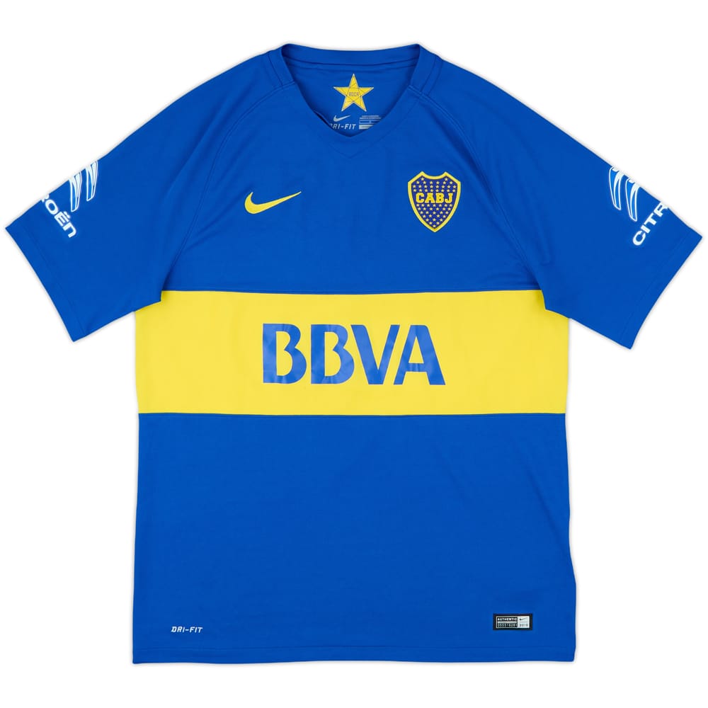 2015-16 Boca Juniors Home Shirt - 10/10 - (L)