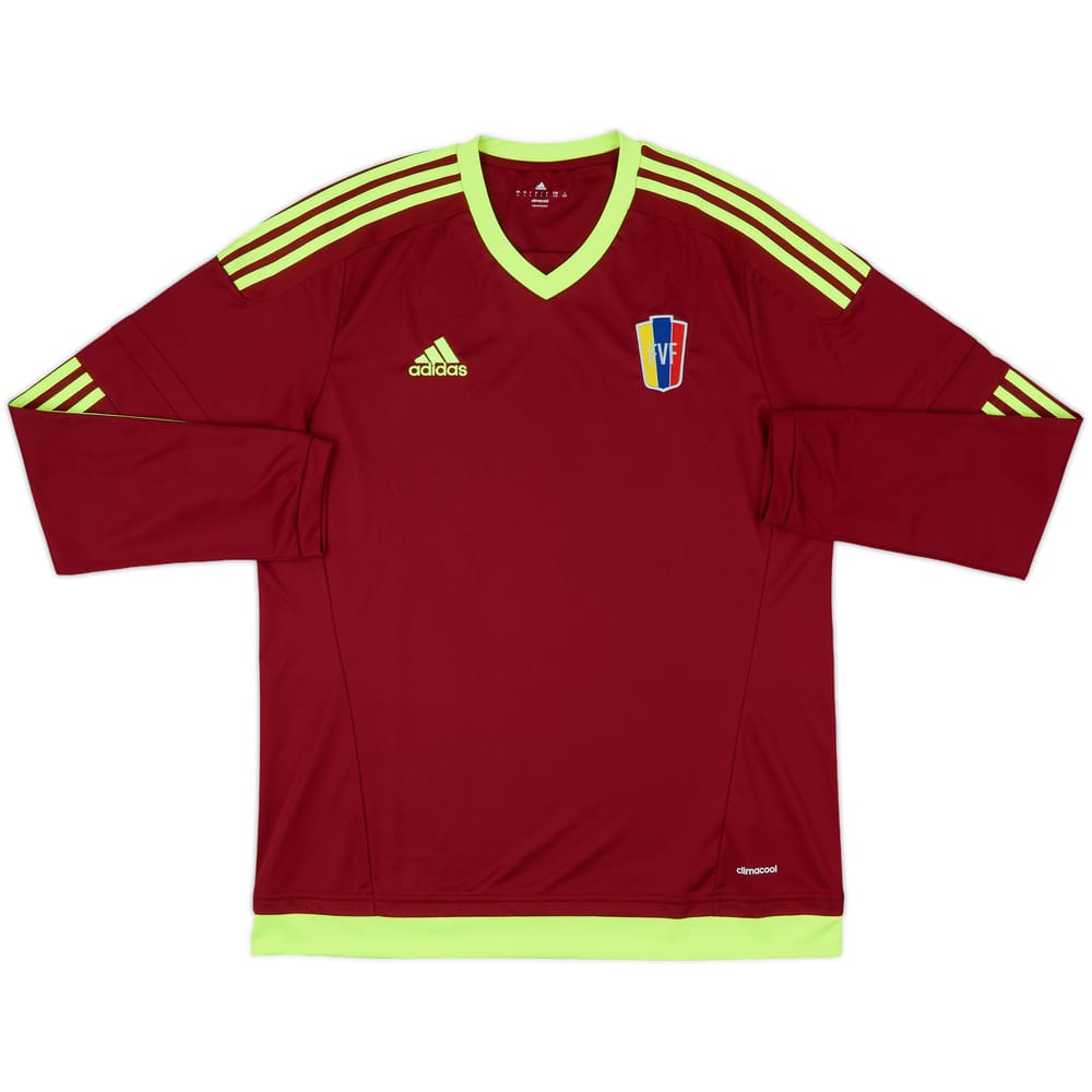 2015-16 Venezuela Home L/S Shirt - 9/10 - (L)