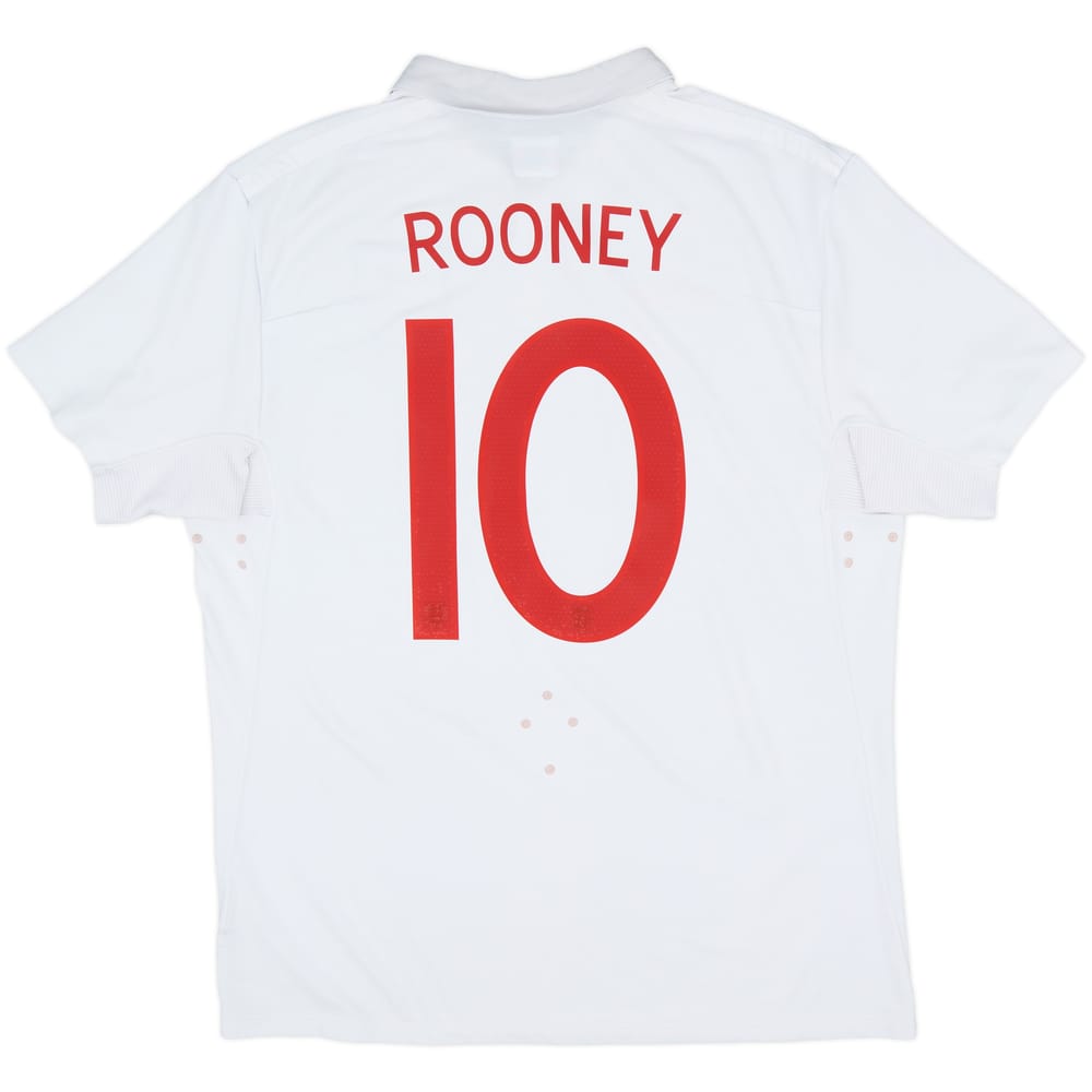 2009-10 England Home Shirt Rooney #10 - 7/10 - (L)