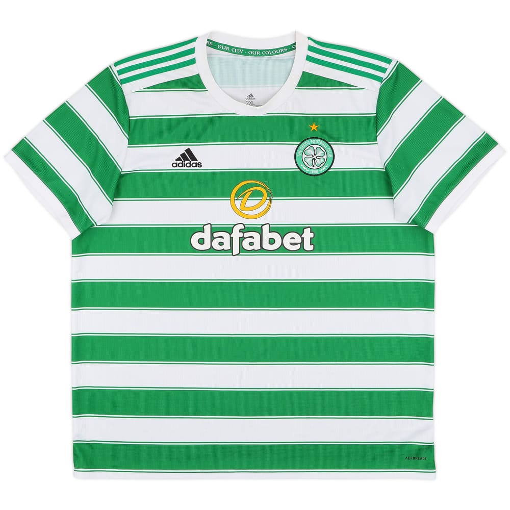 2021-22 Celtic Home Shirt - 7/10 - (XXL)