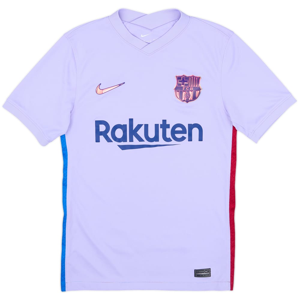 2021-22 Barcelona Away Shirt - 10/10 - (XS)