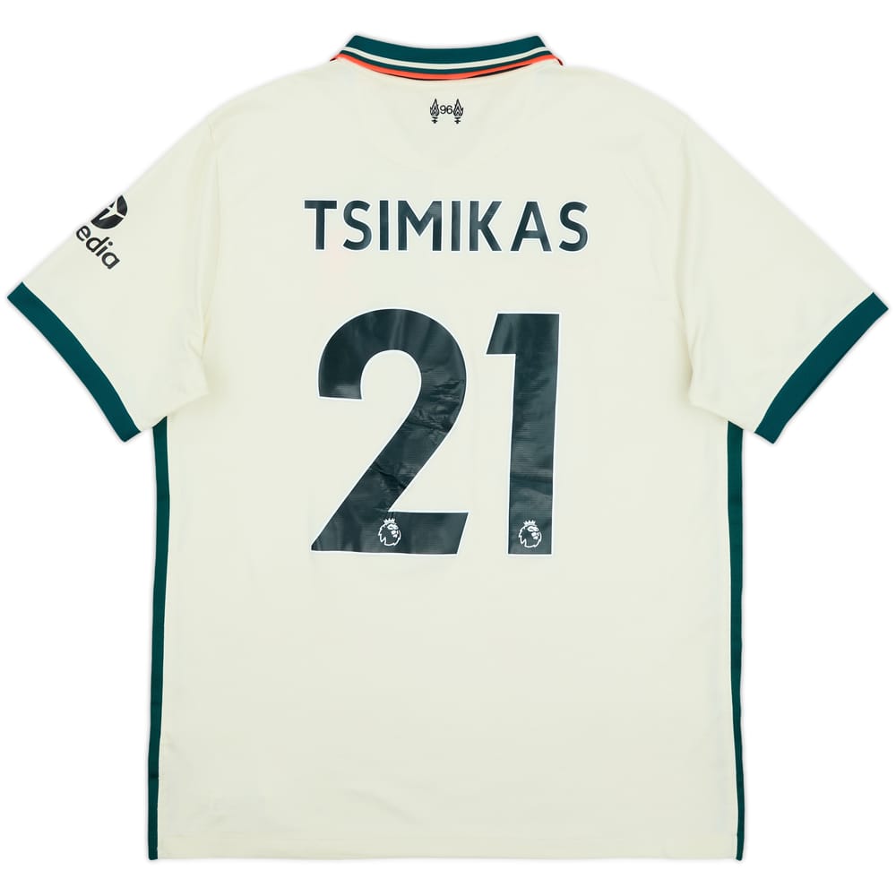 2021-22 Liverpool Away Shirt Tsimikas #21 - 6/10 - (L)