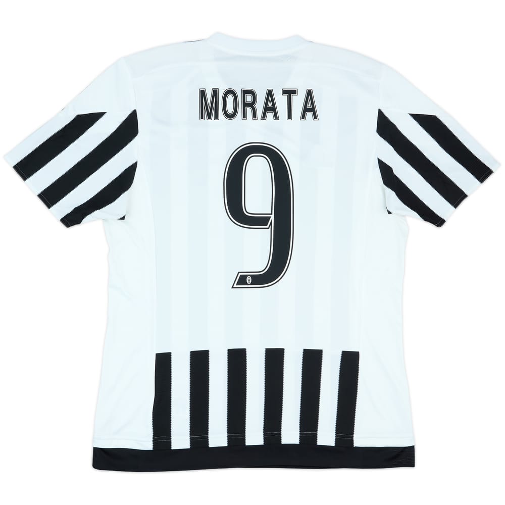 2015-16 Juventus Home Shirt Morata #9 - 10/10 - (L)