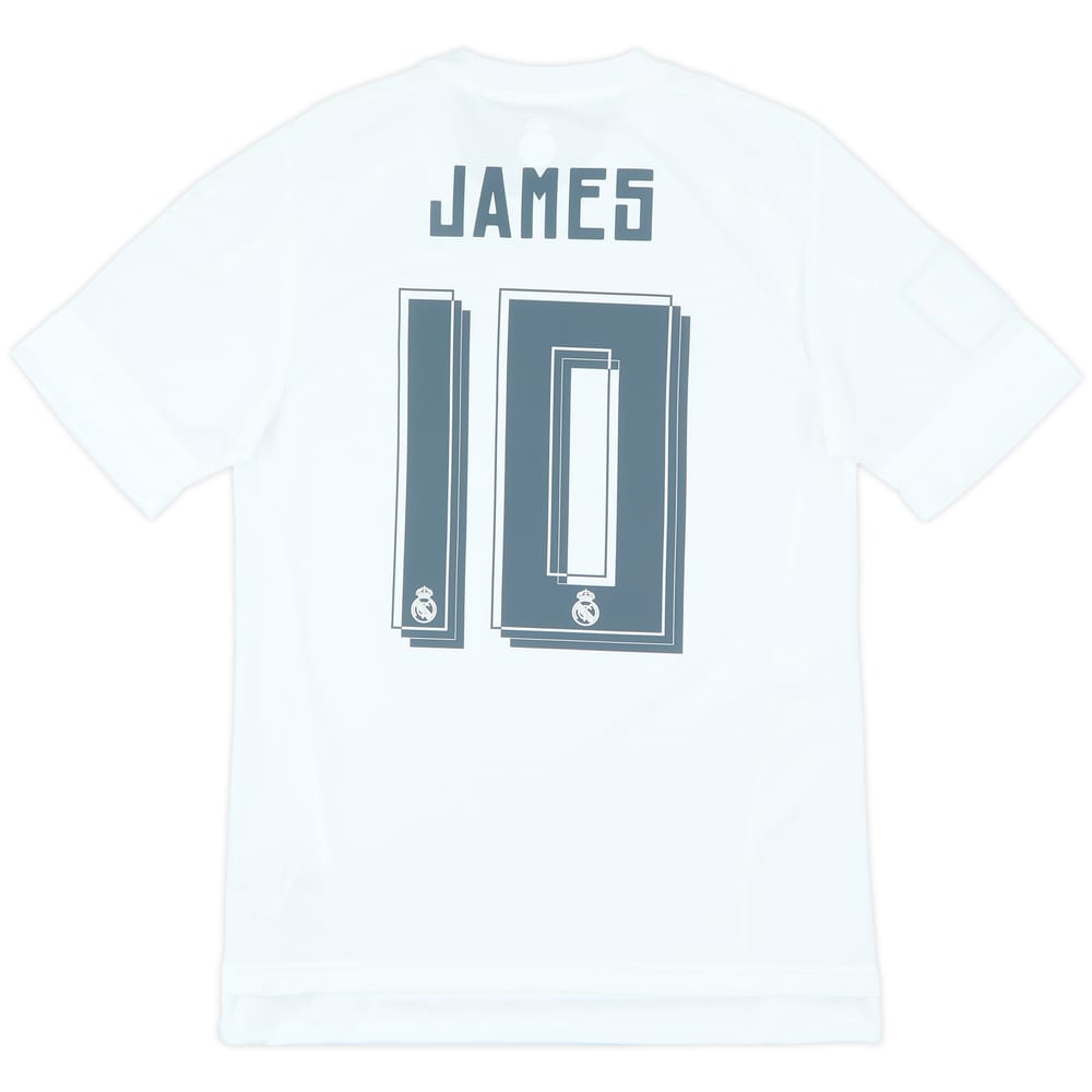 2015-16 Real Madrid Home Shirt James #10 (S)