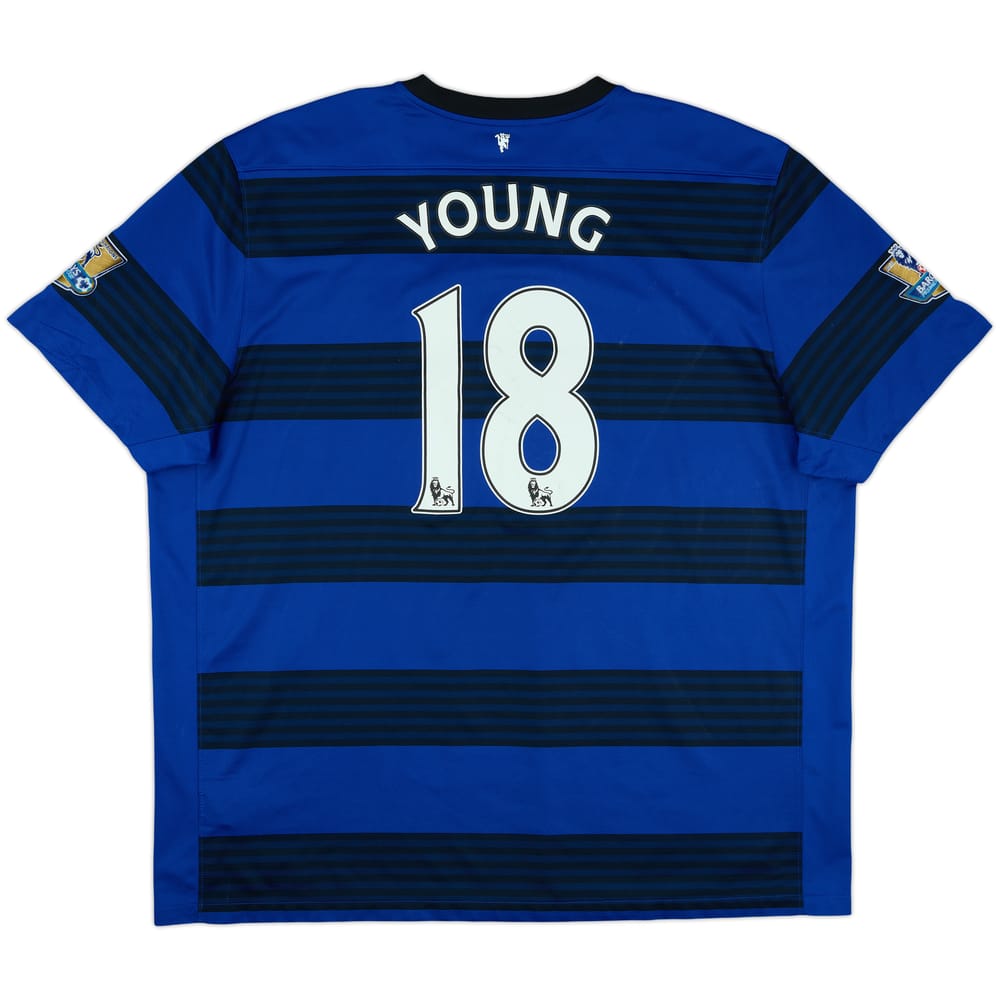 2011-13 Manchester United Away Shirt Young #18 - 6/10 - (3XL)