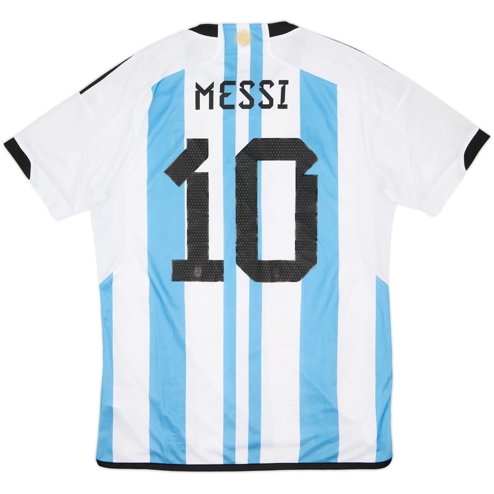 2022-23 Argentina 'vs France' Home Shirt Messi #10 (L)