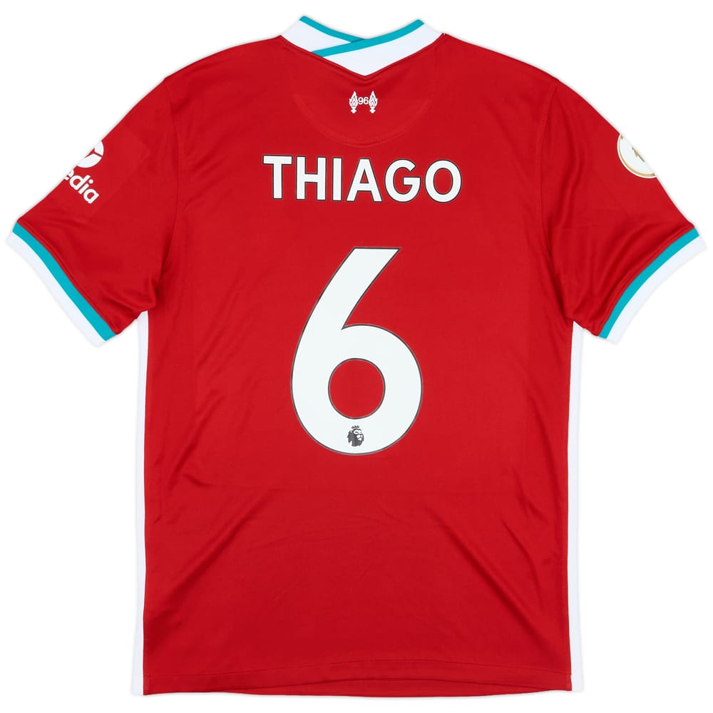 2020-21 Liverpool Home Shirt Thiago #6 - 9/10 - (M)