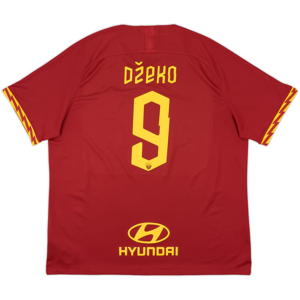 2019-20 Roma Home Shirt Dzeko #9 - 9/10 - (XXL)