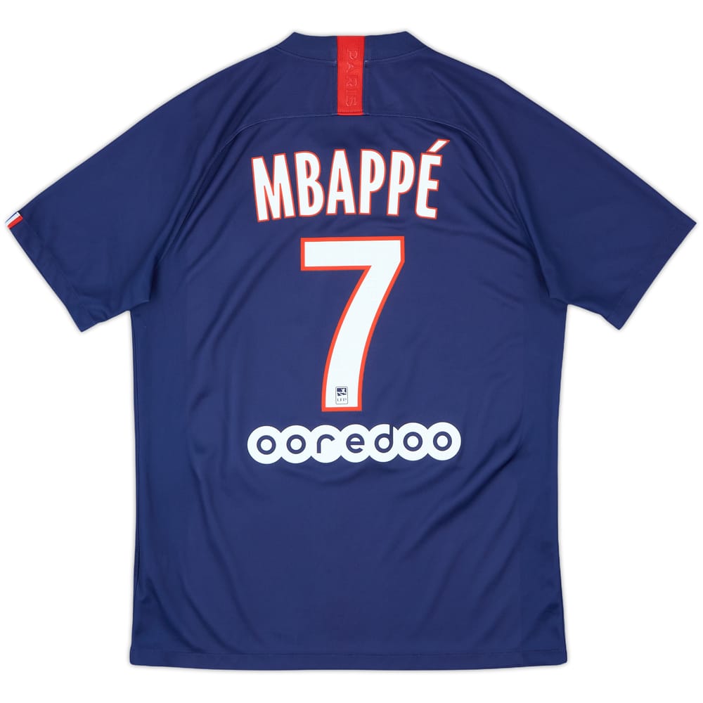 2019-20 Paris Saint-Germain Home Shirt Mbappe #7 - 7/10 - (M)