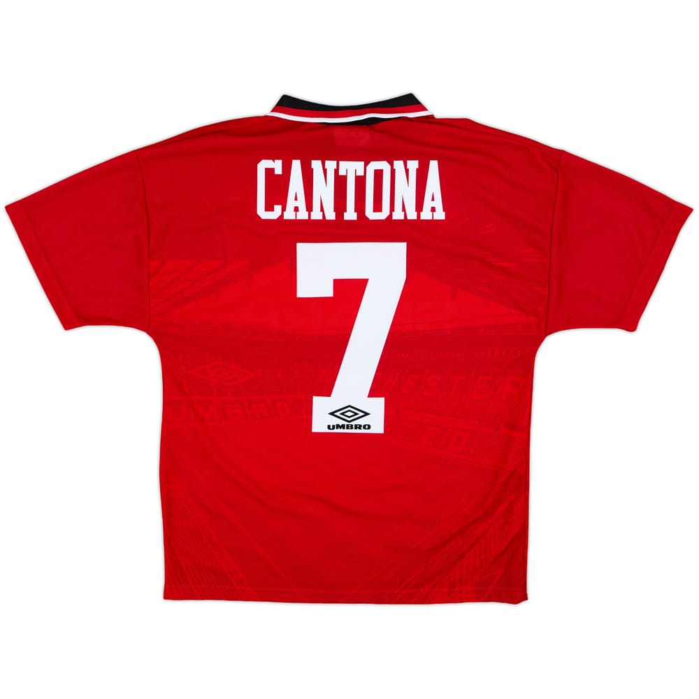 1996-98 Manchester United Home Shirt Cantona #7 (Y)