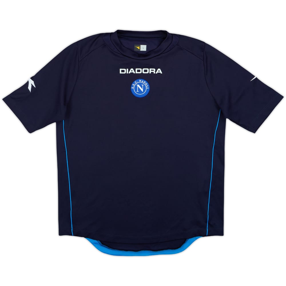 Camiseta Diadora de entrenamiento del Napoli 2006-07 - 9/10 - (L)