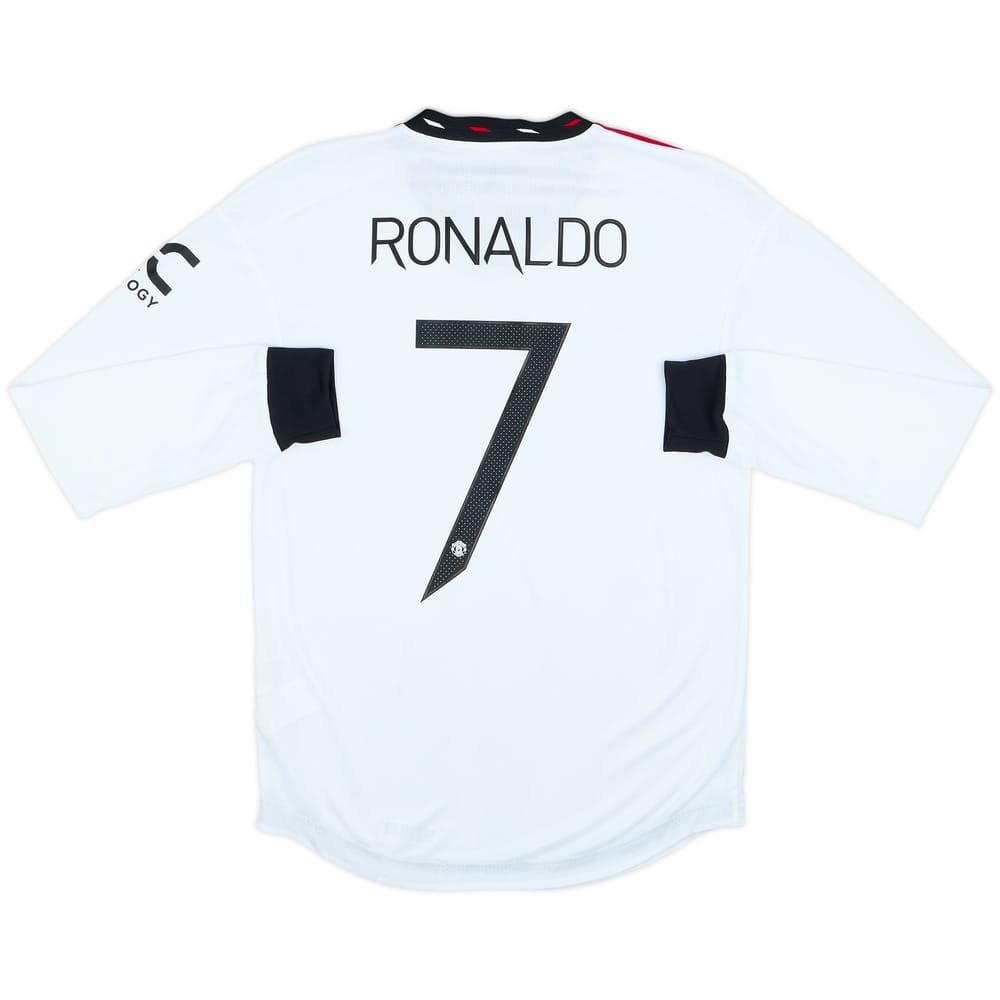 2022-23 Manchester United Player Issue Away L/S Shirt Ronaldo #7 - 6/10 - (S)