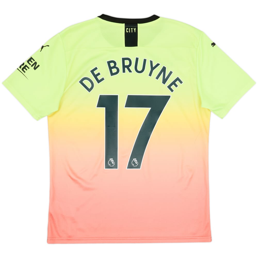 2019-20 Manchester City Third Shirt De Bruyne #17 - 7/10 - (M)