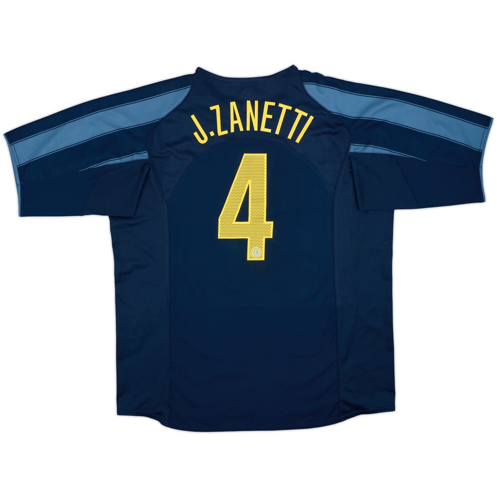 2004-05 Inter Milan Third Shirt J. Zanetti #4 - 10/10 - (XXL)