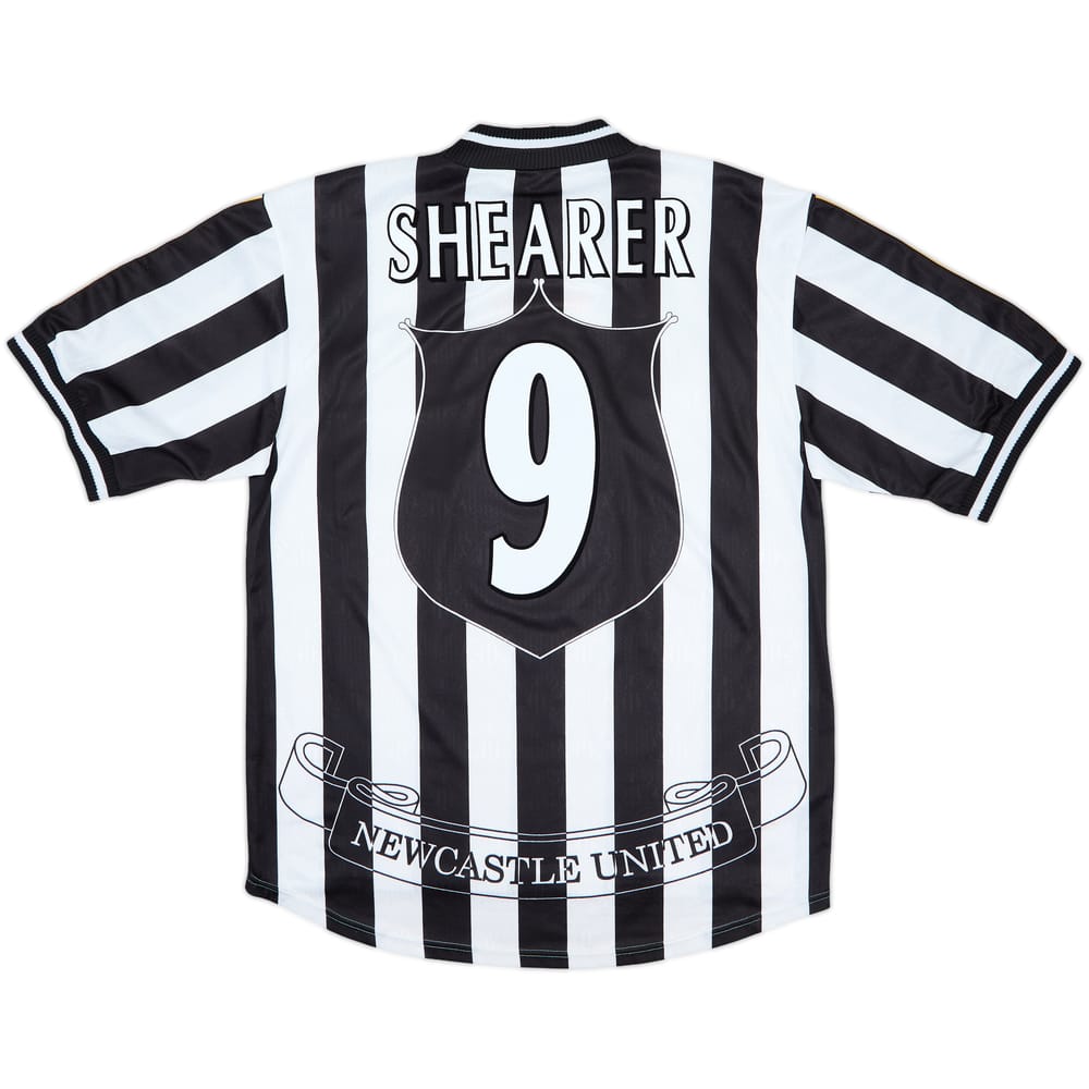 1997-99 Newcastle Home Shirt Shearer #9 - 8/10 - (L)