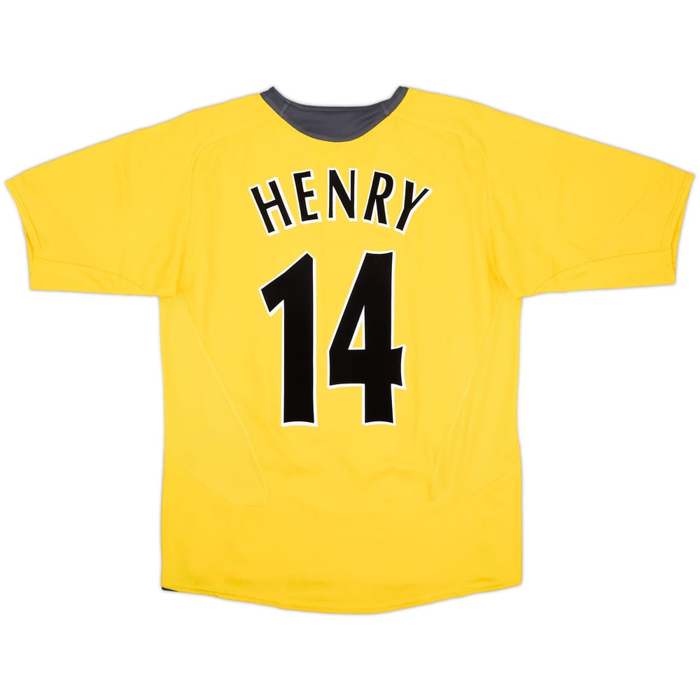 2005-06 Arsenal Away Shirt Henry #14 - 6/10 - (M)